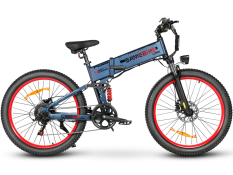 Elektrický bicykel SAMEBIKE LO26 Plus 1000W Farba: Modrá