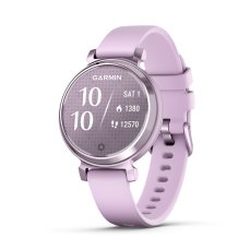 Garmin Lily 2, Metallic Lilac/Lilac Silicone Band