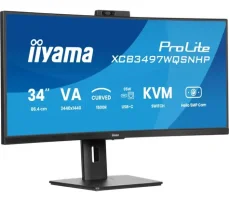 34" IIYAMA ProLite XCB3497WQSNPH-B1 černá / VA / 3440x1440 / 21:9 / 0.4ms / 3000:1 / 350cd / HDMI+DP+USB-C / repro (XCB3497WQSNPH-B1)