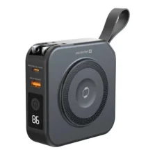 Swissten Powerbanka All-in-one Pro s vyměnitelnými vidlicemi (USA, EU, UK) 20W – 10 000 mAh