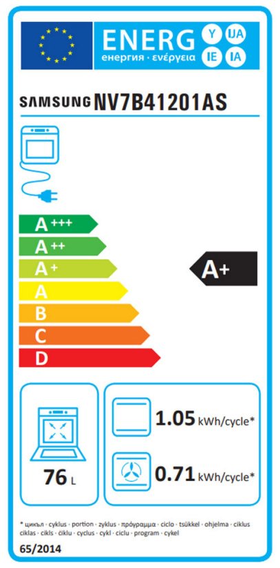 Samsung Vestavná trouba NV7B41201AS/U3