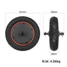 Motor 48V 400W s bezdušovou pneumatikou Yuanxing 60/70-6.5 (červený kruh) pro Xiaomi 5 Max