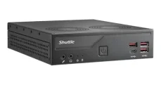 Shuttle XPC slim DB860 čierna / Barebone / LGA1851 / Intel B860 / 2x SO-DIMM DDR5 / M.2 NVMe + SATA / 2x LAN (DB860)