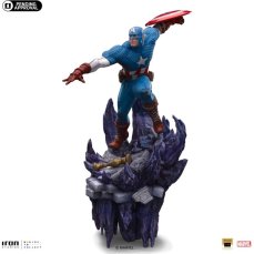 Soška Iron Studios Deluxe BDS Art Scale 1/10 Marvel: Infinity Gauntlet Diorama - Captain America