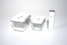 Zwilling Fresh  Save 7dílná vakuovací sada ML (sklo) / 2x vakuový skleněný box / 4x vakuový sáček / 1x vakuovací pumpa (36806-007-0)