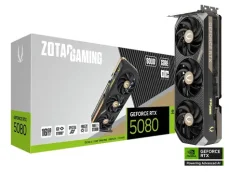 Zotac RTX 5080 SOLID CORE OC / 2295MHz / 16GB GDDR7 / 256-bit / 1x HDMI + 3x DP / 750W (16) (ZT-B50800J2-10P)