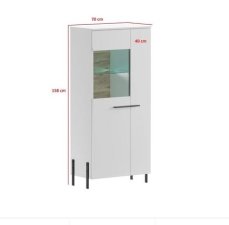 Halmar JUSTINE niska (V01) bílá ( MDF )