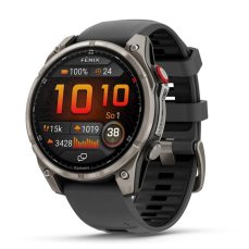 Garmin fenix® 8 Pro – 47 mm, AMOLED Saphire,Titanium se silikonovým řemínkem Graphite/Black