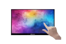 15.6" Verbatim PMT-15 černá / IPS / 1920 x 1080 / 16:9 / 6 ms / 300 cd-m2 / 1200:1 / USB-C / HDMI / přenosný dotykový (49592-V)