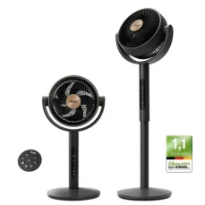 Levoit TempSense R432 DC Cyclone Fan / Automatický ventilátor / 12 rýchlostí / časovač / 4 režimy (LPF-R432-AEUR)