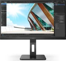 27 AOC U27P2 čierna / IPS / 3840x2160 / 350cd / 16:9 / 1000:1 / 4ms / HDMI / DisplayPort (U27P2)