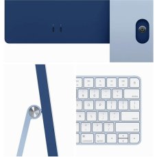 CTO Apple iMac 24" (2023) / Modrý / 16GB / Mouse / CZ Touch ID NUM KLV / Stojan / 256GB SSD
