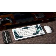 Keychron Q1 HE herní klávesnice (US) (Gateron nebula switch) bílá