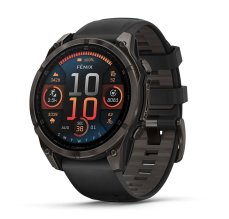 Chytré hodinky Garmin Fenix 8 AMOLED, 47 mm  + Topografické mapy Garmin TOPO CZECH V5 Pro Barva: Černá