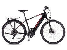 4EVER STARDUST SPORT (černá / červená) 2024 Průměr kol: 28" (700C), Výška rámu: (21" = 53 cm), Velikost rámu: XL: SKLADEM