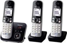 Panasonic KX-TG6823GB + 2 sluchátka / Bezdrátový analogový telefon / DECT / 1.8" displej / tel. seznam 100 záznamů (KX-TG6823GB)