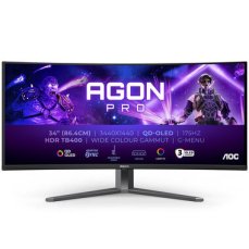 34" AOC AGON Pro AG346UCD černá / OLED / 3440x1440 / 16:9 / 0.03ms / 1.5mil:1 / 250cd-m2 / HDMI + DP / VESA (AG346UCD)