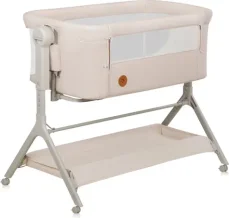 LIONELO Postýlka Leonie Plus 3v1 Beige Sand (LLOZLEONPLUBEXXXXXXX)