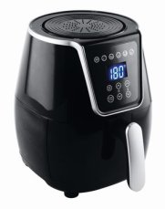 Guzzanti GZ 31D černá / horkovzdušná fritéza bez oleje / 1500W / 3 l / 6 programů / 80-200 °C / časovač / LCD (GZ 31D)