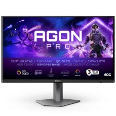 27" AOC AGON Pro AG276QZD2 černá / OLED / 2560x1440 / 16:9 / 0.03ms / 1.5mil:1 / 250cd-m2 / HDMI + DP / VESA (AG276QZD2)
