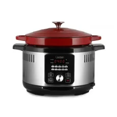 Lauben OvenSafe Multicooker 6000RS červená / Multifunkční hrnec / 1500W / 6L / 10 programů / doprodej (LBMCMOSMC60SA)