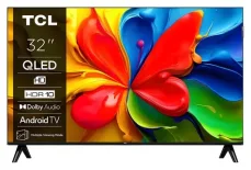 32" TCL 32V4C čierna / Televízia / QLED / HD Ready / Android TV / Wi-Fi / BT / DVB-T2/C/S2 (32V4C)