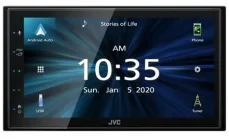 JVC KW-M560BT čierna / Autorádio / 2DIN / Dotykový displej 6,8" / Apple CarPlay / Bluetooth / 200 W (KWM-560BT)