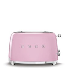 SMEG 50#39;s Retro Style ružová / Hriankovač / 950 W / 2 sloty / 2 hrianky / 6 stupňov opečenia (TSF01PKEU)