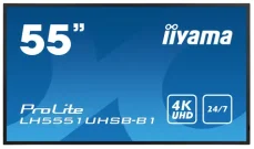54.6 IIYAMA Prolite LH5551UHSB-B1 čierna / IPS / 3840 x 2160 / 16:9 / 8ms / 1200:1 / 800cd / repro / HDMI / DP (LH5551UHSB-B1)