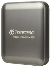 Transcend ESD420C 2TB šedá / Externý odolný SSD disk / USB 20Gbps Type-C / 2000 MB/s čítanie / 2000 MB/s zápis / MagSafe (TS2TESD420C)