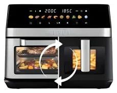 TESLA AirCook DualZone Q787 XXL Deluxe / Teplovzdušná fritéza 2v1 (8595689807610)