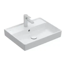 Villeroy  Boch Collaro - Umyvadlo 60x47 cm, s přepadem, otvor pro baterii, CeramicPlus, alpská bílá (4A3360R1)