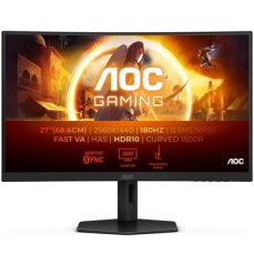 27" AOC Gaming CQ27G4X čierna / VA / 2560x1440 / 16:9 / 1ms / 80mil: 1 / 300cd-m2 / HDMI + DP / VESA (CQ27G4X)