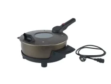 Remoska® P32F/03 Prima Glass zlatá / elektrický hrniec na pečenie / 580 W / objem 4L (100002131910)