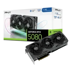 PNY RTX 5080 OC Triple Fan 16GB / 2730MHz / 16GB GDDR7 / 256-bit / 1x HDMI + 3x DP / 850W (16) (VCG508016TFXPB1-O)