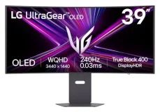 39" LG 39GX900A-B černá / Monitor / OLED / 3440x1440 / 21:9 / 240Hz / 0,03ms / HDMI 2.1 / DP 1.4 (39GX900A-B)