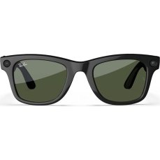 Meta RAY-BAN Wayfarer Gen2 (Štandardné) smart lesklé okuliare (tmavozelené sklá G15) čierne