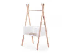 Childhome Postieľka Tipi drevená + stojan na oblečenie / od 0 rokov (CRTIP)