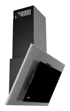 Akpo WK-4 NERO 2.0 60 šedá, čierne sklo / Digestor / LED / 600 mm / 300 m3/h / 72 dB