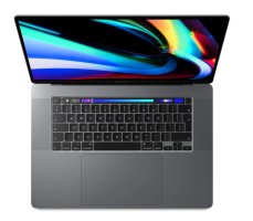Notebook Apple MacBook Pro 16" Touch Bar (2019) Space Gray 16 palců / Intel Core i9-9880H 2.30 GHz / 32 GB / 1 000 GB NVMe SSD / Šedá