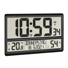 TFA 60.4520.01 - Nástenné hodiny s vnútornou teplotou a vlhkosťou (TFA60.4520.01)