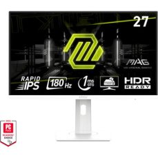27" MSI MAG 274PFW bílá / 1920 x 1080 / IPS / 16:9 / 1ms / 1000:1 / 300cd/m2 / 1x HDMI + 1x DP / VESA / Pivot (MAG 274PFW)