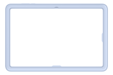 Samsung Tab S11 Ultra Ochranný kryt Frame Modrá EF-JX930CLEGWW