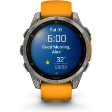 Garmin Fenix 8 AMOLED Sapphire 47 mm oranžové