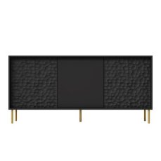 Halmar BULLET KM-1 černá, nohy: zlatá (2P=1SZT) (2 Karton)