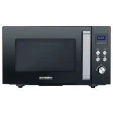 Severin MW 7763 čierna / Mikrovlnná rúra / 1000W / 25l / gril / 9 programov (MW 7763)
