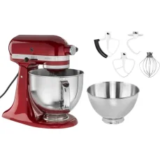 KitchenAid 5KSM175PSECA červená metalíza / Kuchynský robot Artisan / 300W / 4.8 l / 10 rýchlostí / planetárny systém (5KSM175PSECA)
