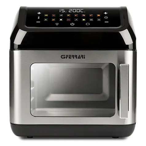 G3Ferrari G10187 černá / Mini horkovzdušná multifunkční trouba / 1700W / 13 L / 30-200°C / 16 programů (8055176402068)