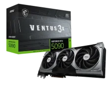 MSI GeForce RTX 5090 Ventus 3X 32GB OC / 2452MHz / 32GB GDDR7 / 512-bit / 1x HDMI + 3x DP / 1000W (16) (RTX 5090 32G VENTUS 3X OC)