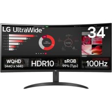 LG UltraWide 34WR50QK-B monitor 34"